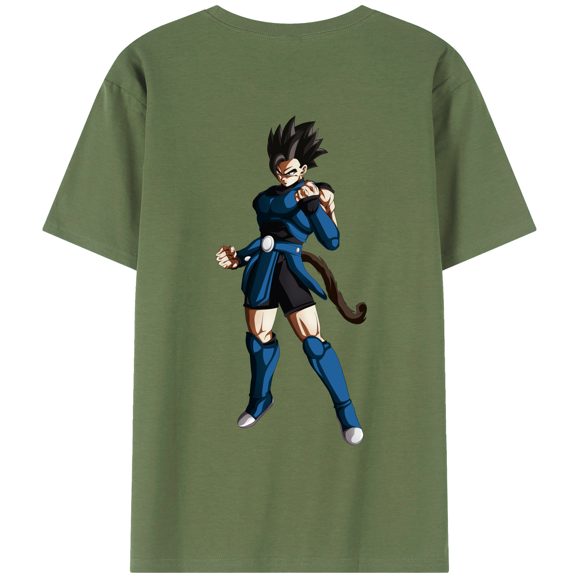 （画像用） ドラゴンボール 孫 悟飯（そんごはん）DRAGON BALL Son Gohan 綿100％ メンズ半袖Tシャツ（バックプリント） 通気性